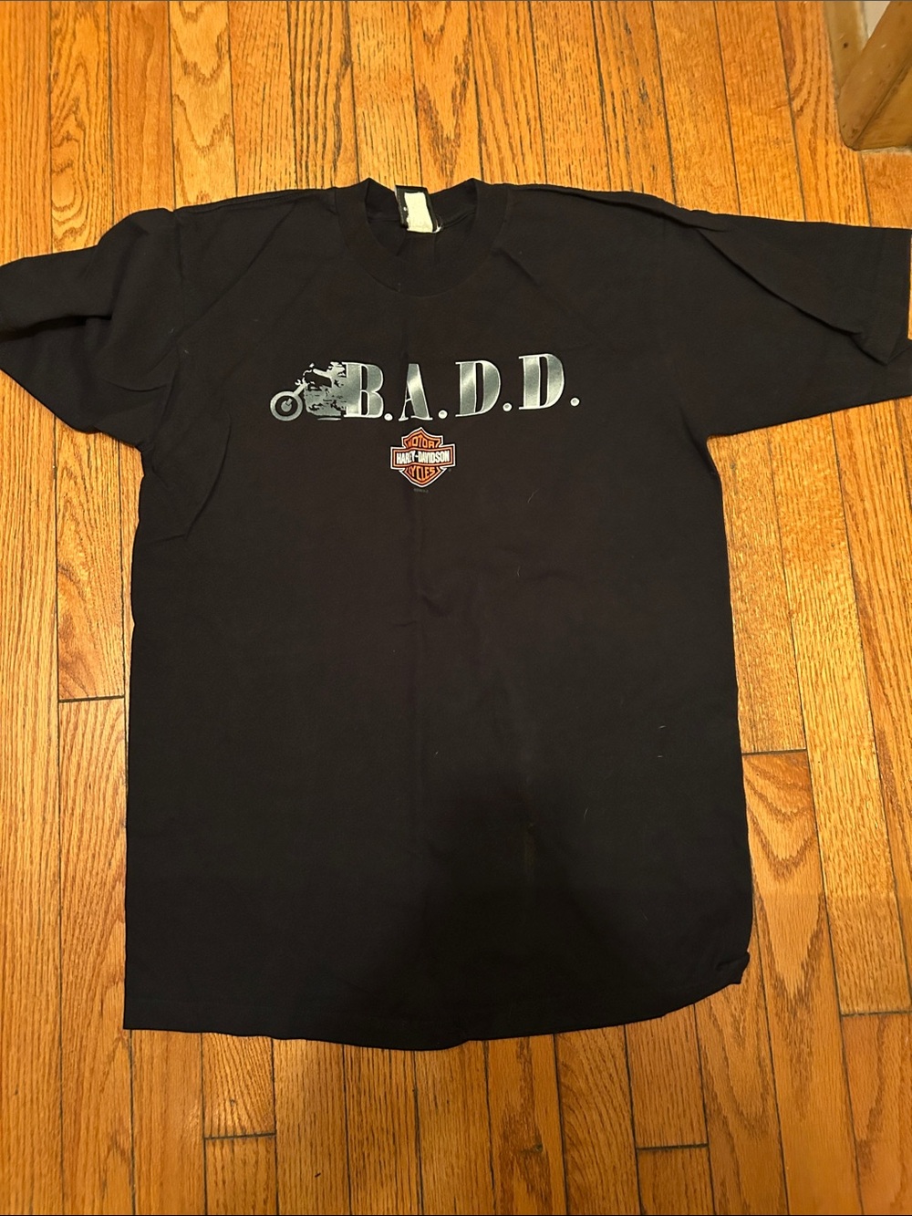 Harley-Davidson Black B.A.D.D. Graphic Short Sleeve Tee